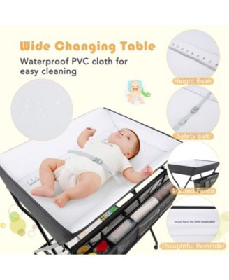 Baby Storage Folding Diaper Changing Table