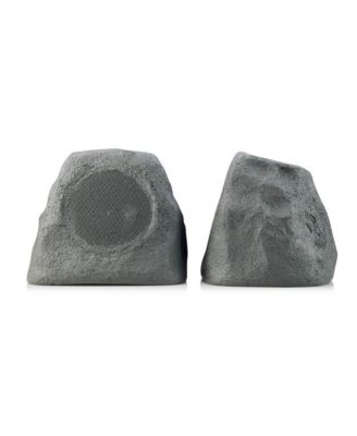 Rechargeable Bluetooth Outdoor Solar Rock Speakers with TWS Linking
