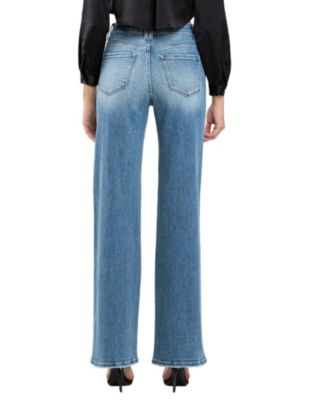 Women's High Rise Wide Leg Jeans