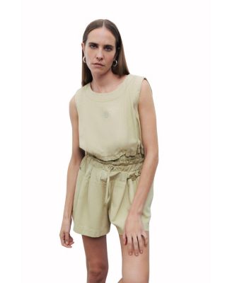 Women's Mini Shorts with Printed Details