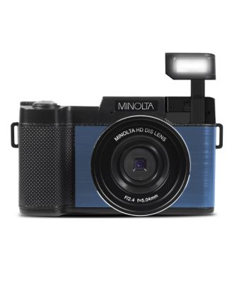 MND30 30MP 2.7K QHD 3.0" LCD Screen Digital Camera, Blue, With micro SD Card and Slinger Camera Bag