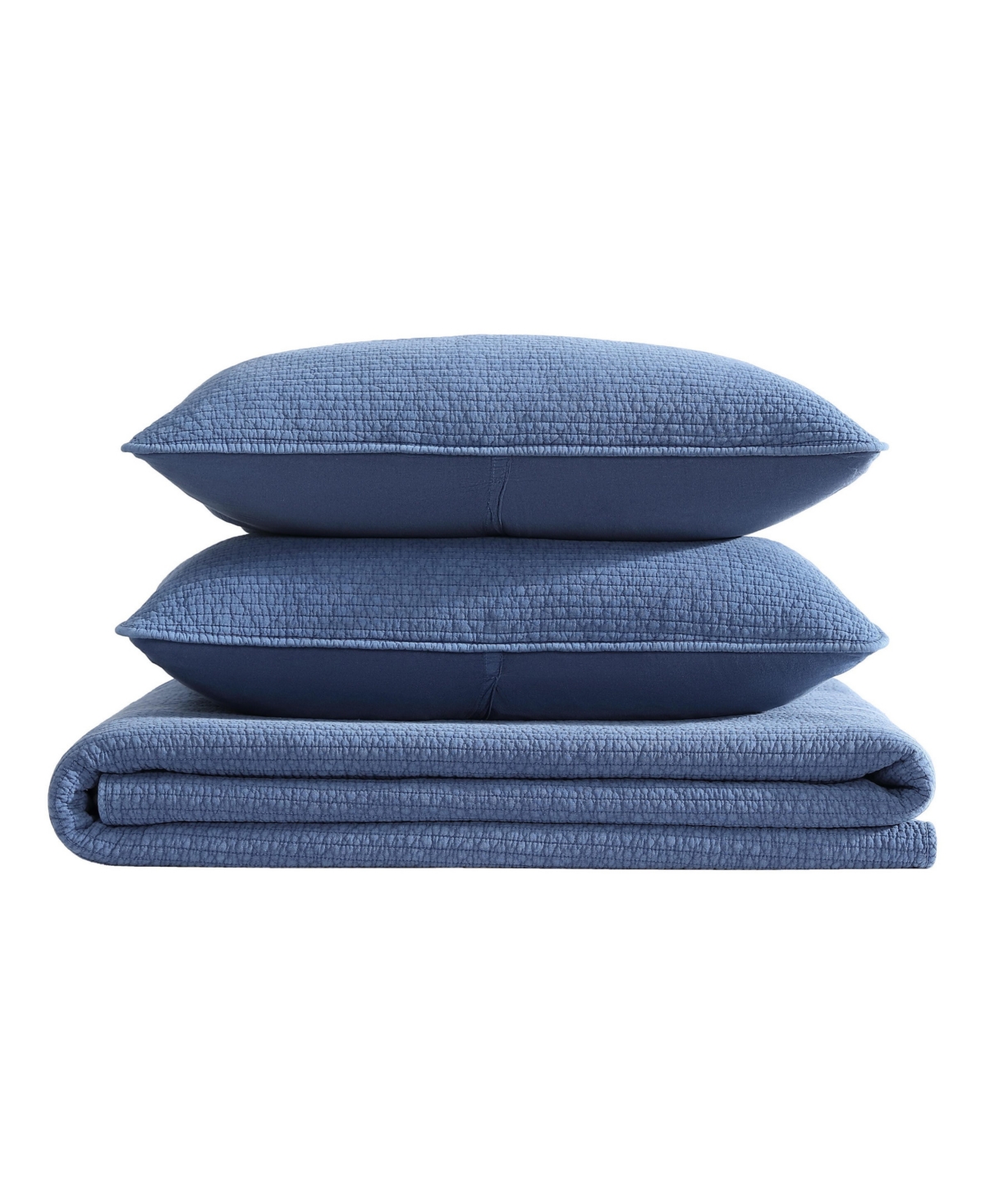 Nautica Seashore Stitch Washed 2-pc. Quilt Set, Twin In Navy