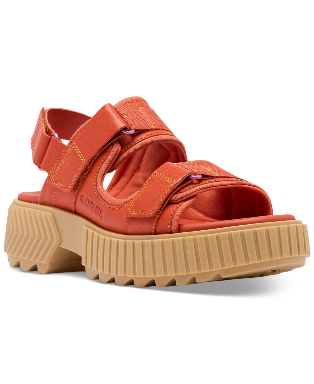 Sorel Ona Ave Slingback Platform Sandal In Tuscan,aura