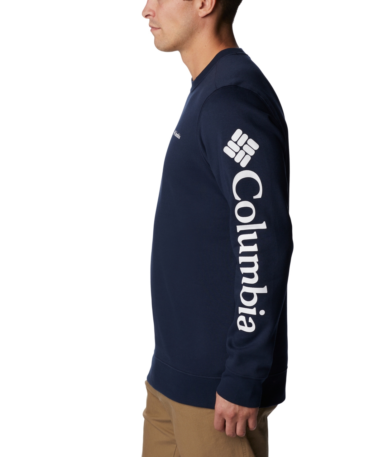 COLUMBIA MEN'S GEM LOGO TREK CREW SWEATSHIRT 