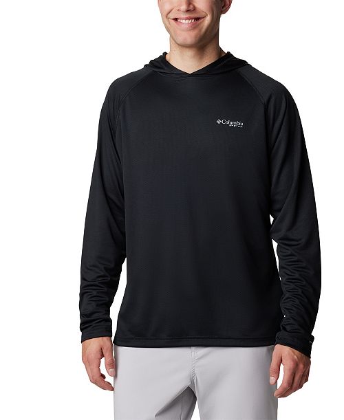 alfani Columbia Men's PFG Solar Stream Moisture-Wicking UPF 50 Hoodie Men's Fashion & Accessories