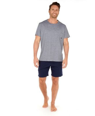 Men's Cotton Comfort Short Sleeve Short Pajamas Set