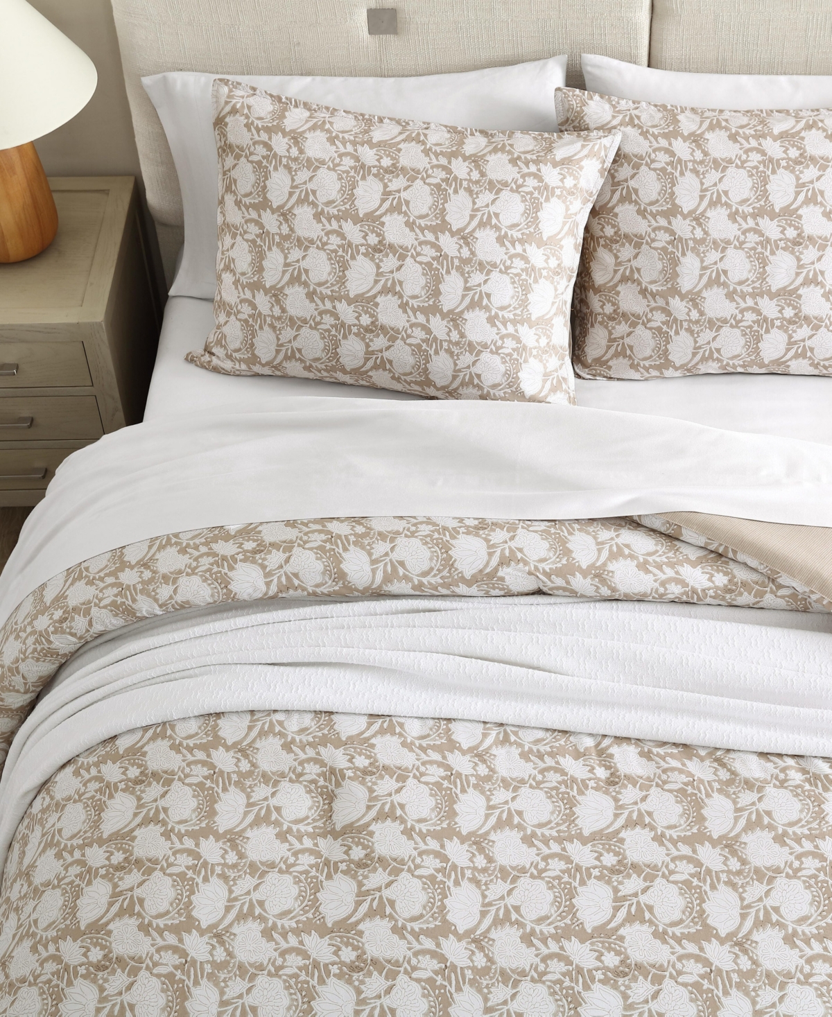 Nautica Bayport Floral 3-Pc. Comforter Set, King