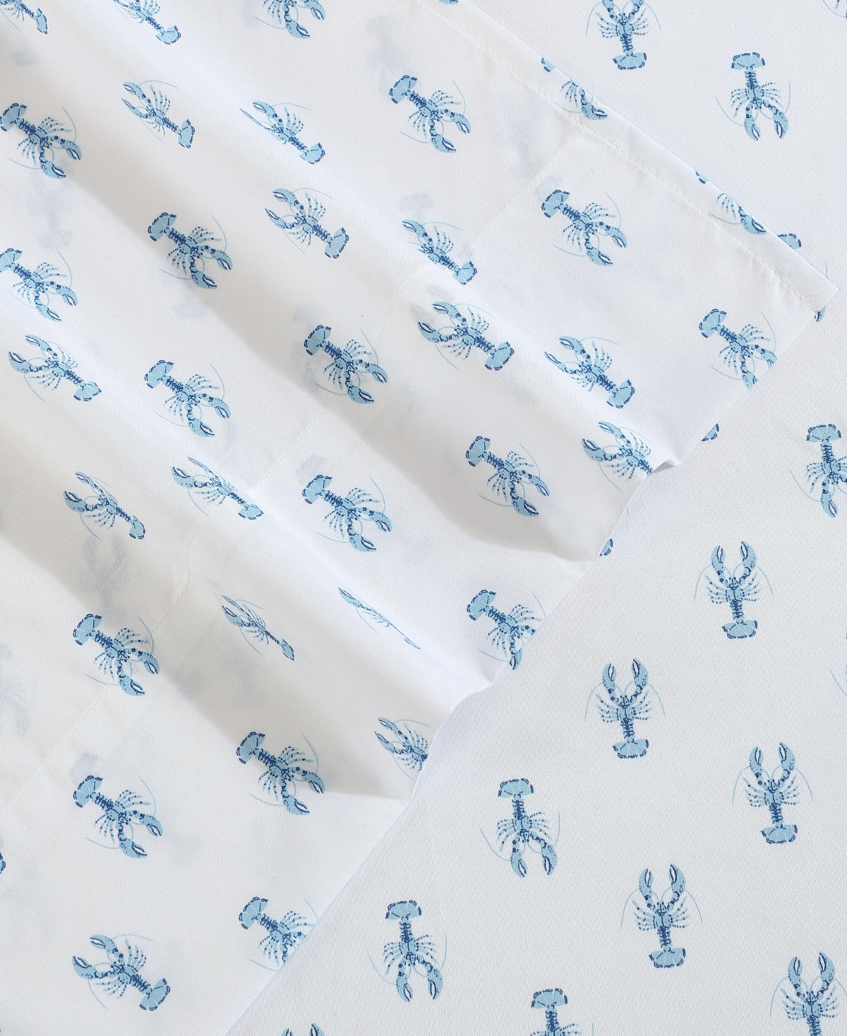 Nautica Printed Cooling Microfiber 4-pc. Sheet Set, Queen In Blue