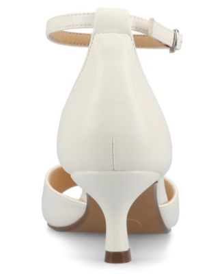 Women's Jezzie Peep Toe Kitten Heel Dress Sandals