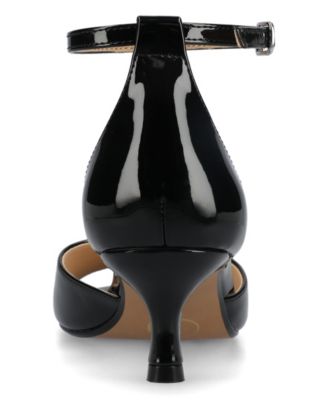 Women's Jezzie Peep Toe Kitten Heel Dress Sandals