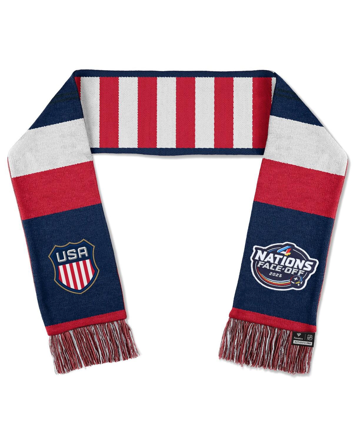 Fanatics Men's Usa 2025 4 Nations Face-off Team Scarf In Athletic Navy