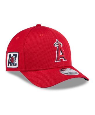 New Era - Men's Red Los Angeles Angels 2025 Spring Training 9FORTY Adjustable Hat
