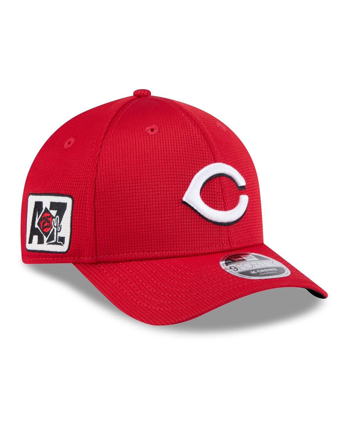 New Era Men's Red Cincinnati Reds 2025 Spring Training 9forty Adjustable Hat In Red