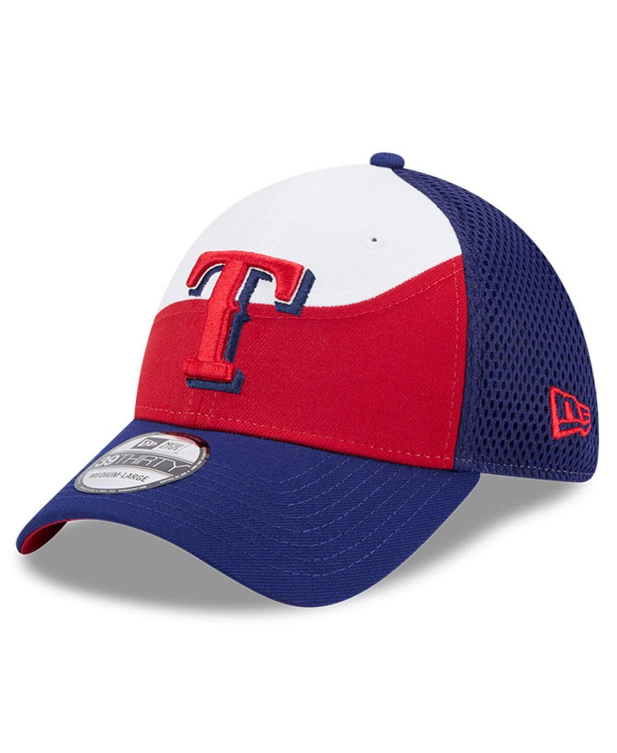 New Era Men's Red/royal Texas Rangers 2025 Spring Training 39thirty Flex Hat In Red,royal