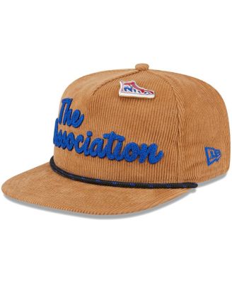 New Era - Men's Tan Logo Gear Victory Grove Corduroy Sneaker Pin Golfer Adjustable Hat