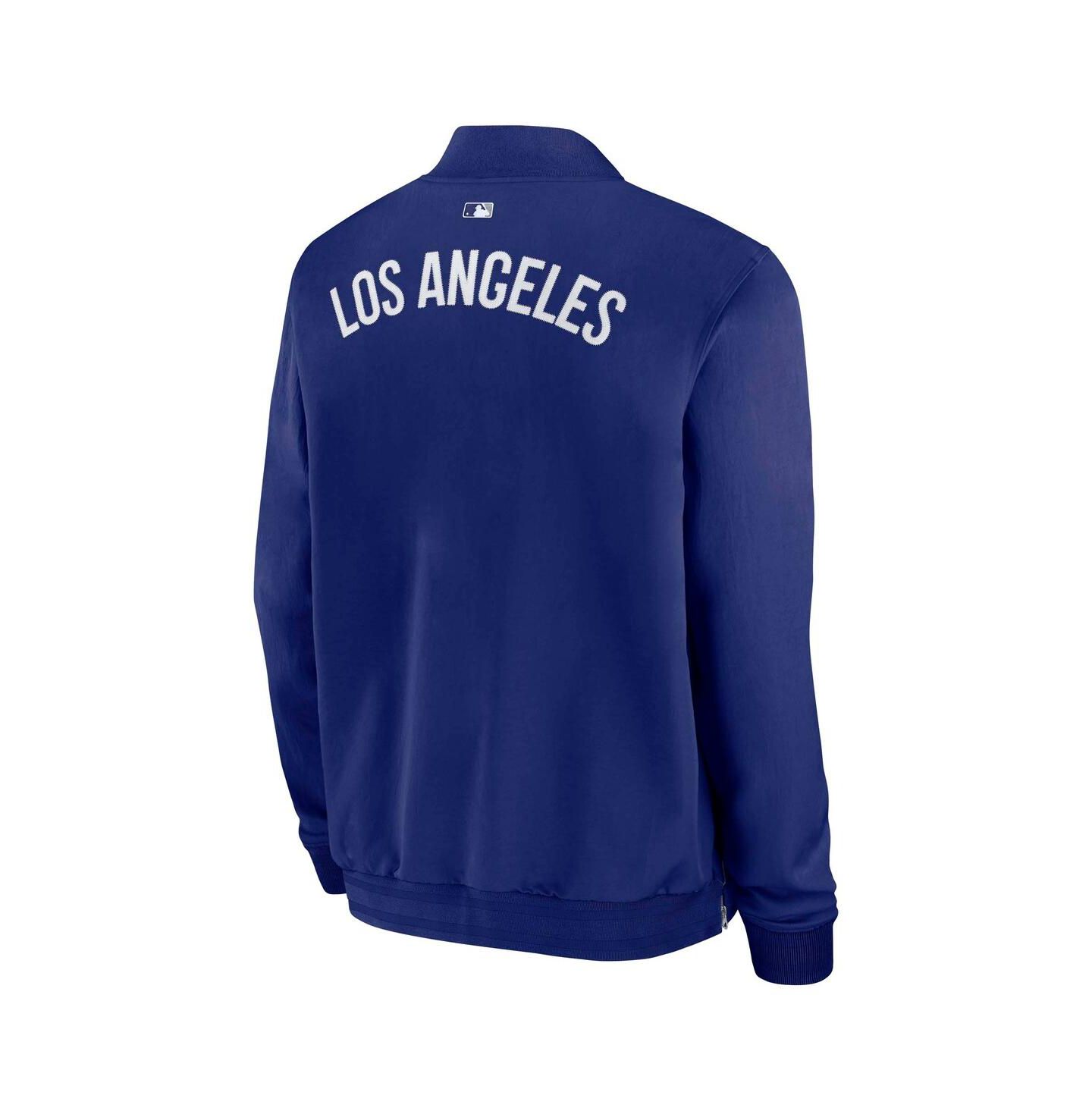 Мужской бомбер Nike Los Angeles Dodgers Authentic Collection Dugout на молнии, Royal — фото 2