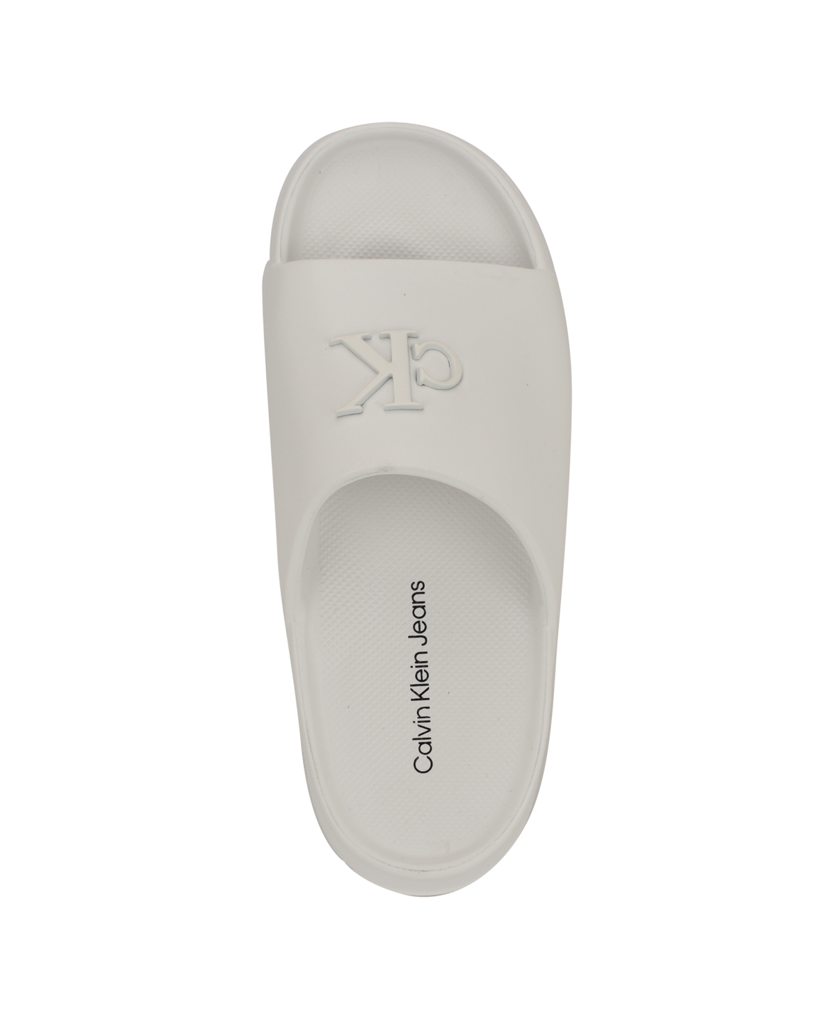 Calvin Klein Nanzey Slide Sandal In White