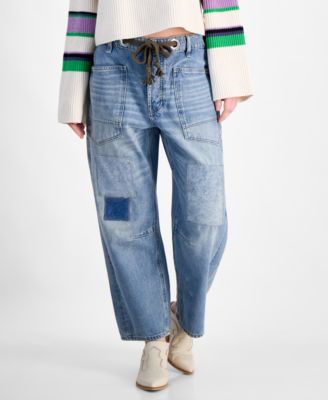 Women's Cotton Moxie Low-Slung Barrel Jeans