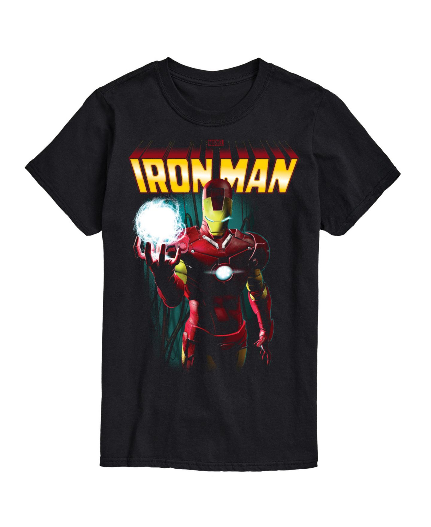 Мужская футболка AIRWAVES Iron Man Short Sleeve, цвет: Чёрный — фото 1