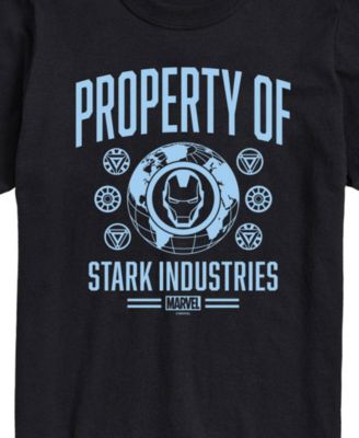 Men's Iron Man Stark Industries Short Sleeve T-Shirt