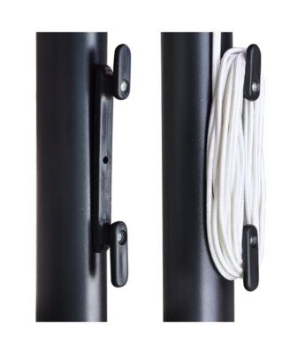 XL 13Ft Aluminum Patio Umbrella 8 Rib Heavy Duty Table Parasol Crank Outdoor Garden Deck Beach Furniture