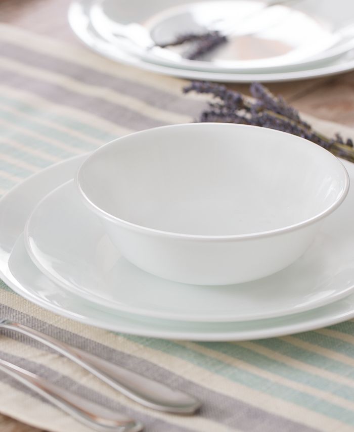 Corelle shimmering best sale white