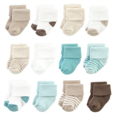 24-Pair Plush Terry Knit Socks