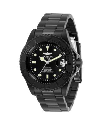 Men's 33052 Pro Diver Automatic 3 Hand Black Dial Watch