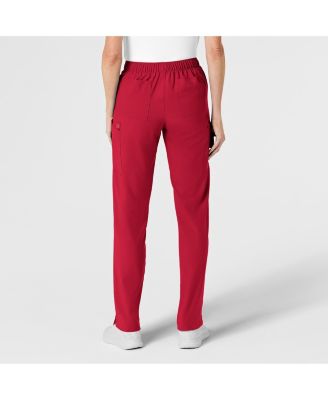 Petite W123 Flat Front Cargo Scrub Pant
