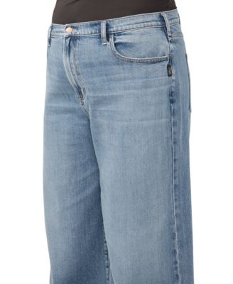 Plus Size Highly Desirable High Rise Ultra Wide Leg Jeans