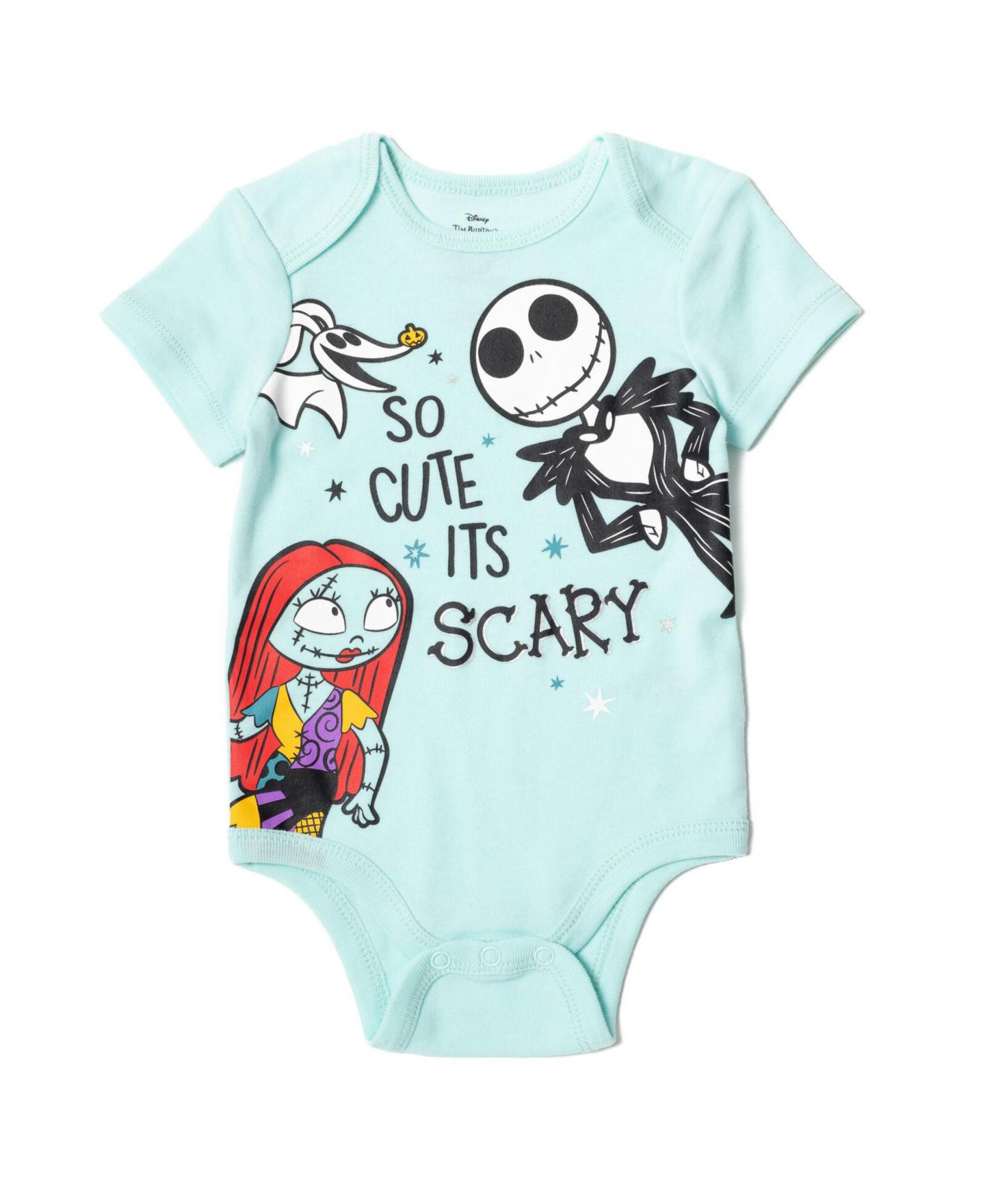 Детский комплект Disney Nightmare Before Christmas: флисовое худи, боди и брюки, цвет: Синий — фото 3