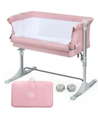 Kids Travel Portable Bed Side Sleeper Bassinet Crib with Carrying Bag