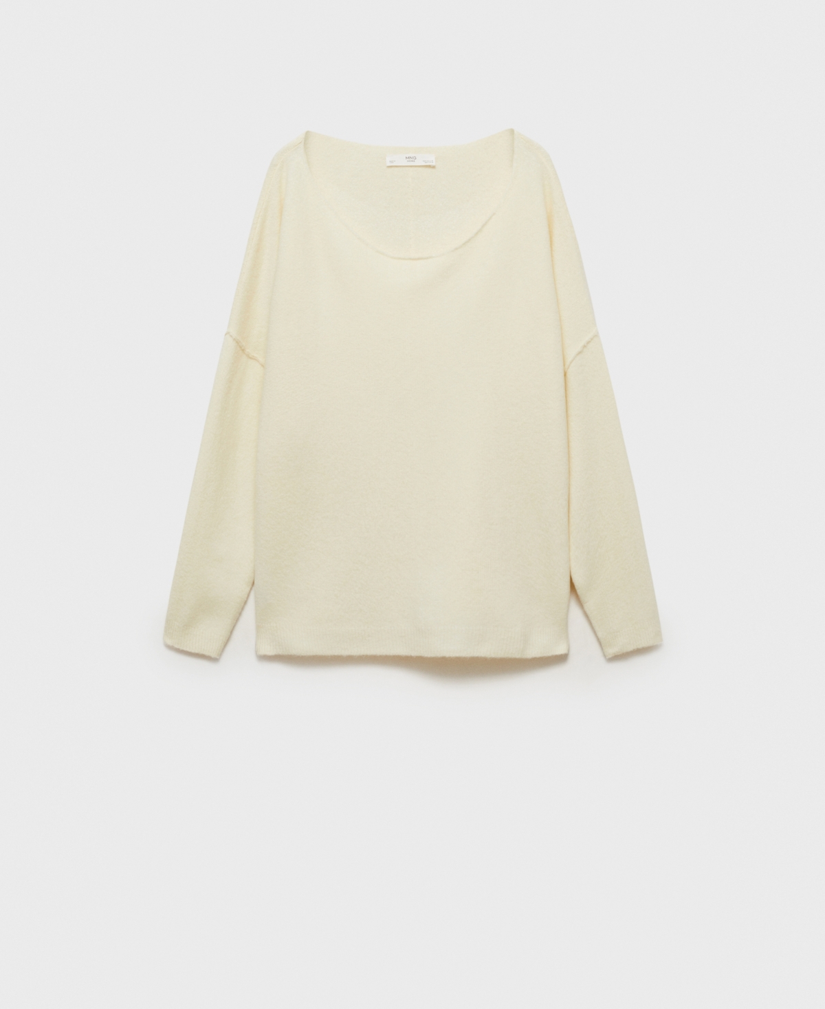 Mango Women's Oversize Knit Sweater In Vanilla