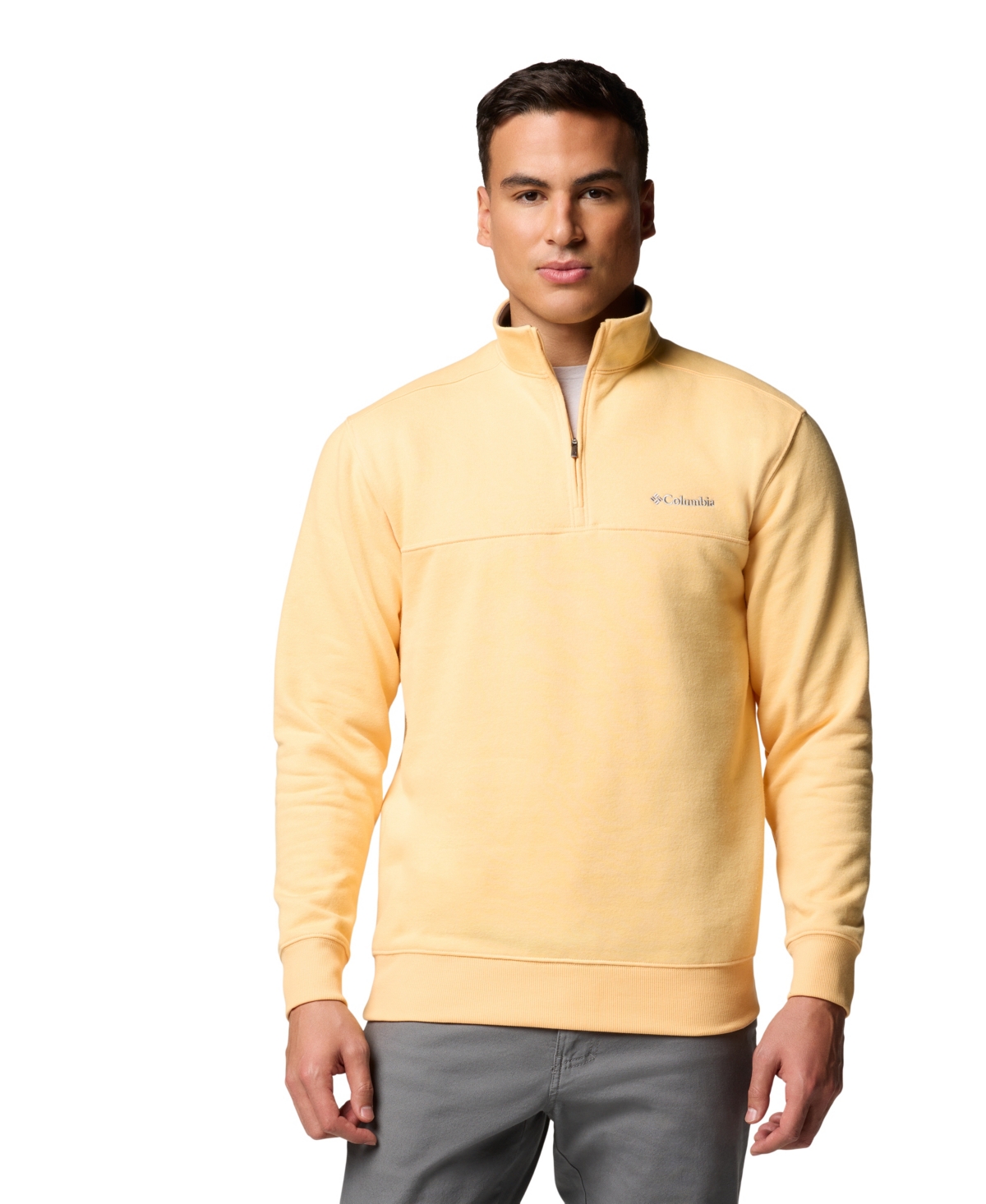 COLUMBIA MEN'S HART MOUNTAIN II QUARTER-ZIP FLEECE SWEATSHIRT 