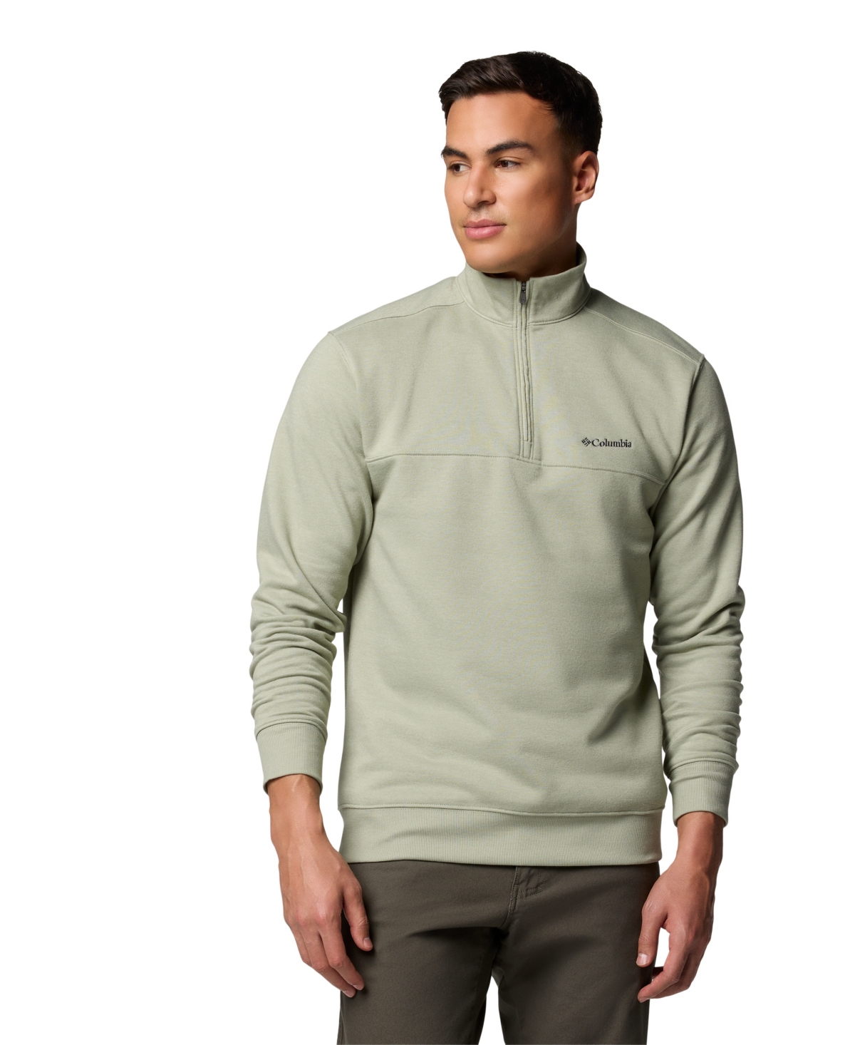 COLUMBIA MEN'S HART MOUNTAIN II QUARTER-ZIP FLEECE SWEATSHIRT 
