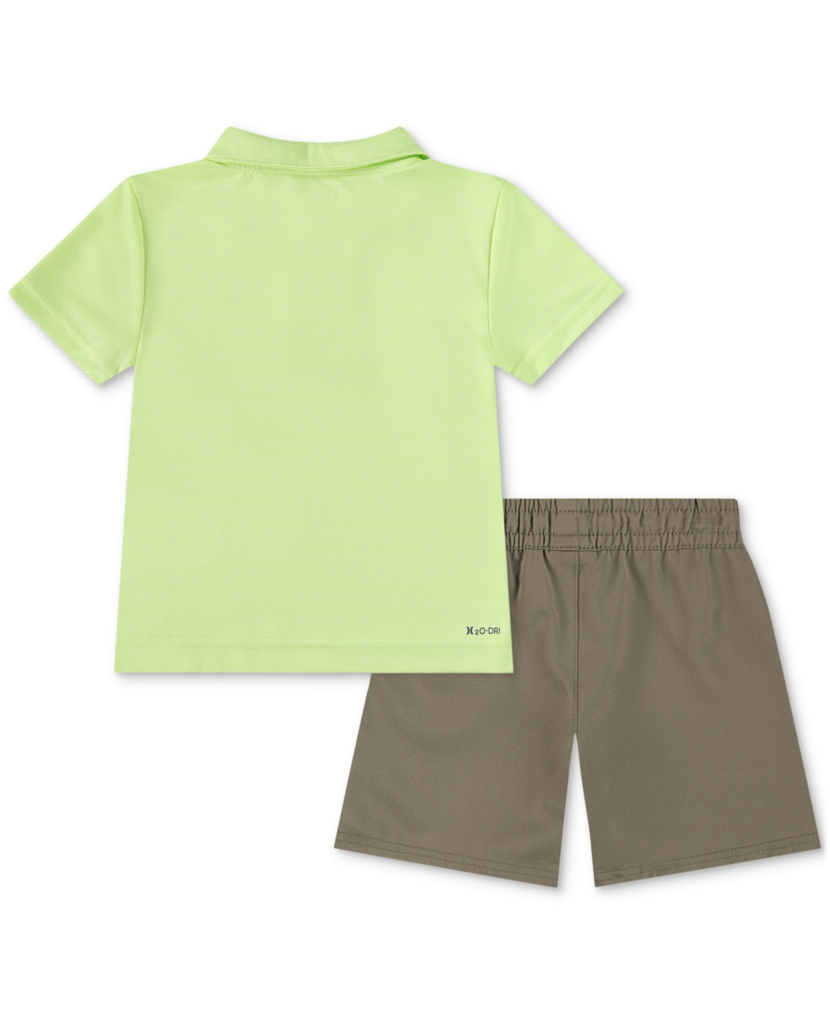 Hurley Little Boys H2o-dri Belmont Polo Top & Shorts, 2 Piece Set