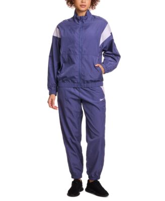 Women's Woven Crinkle Colorblocked Track Jacket