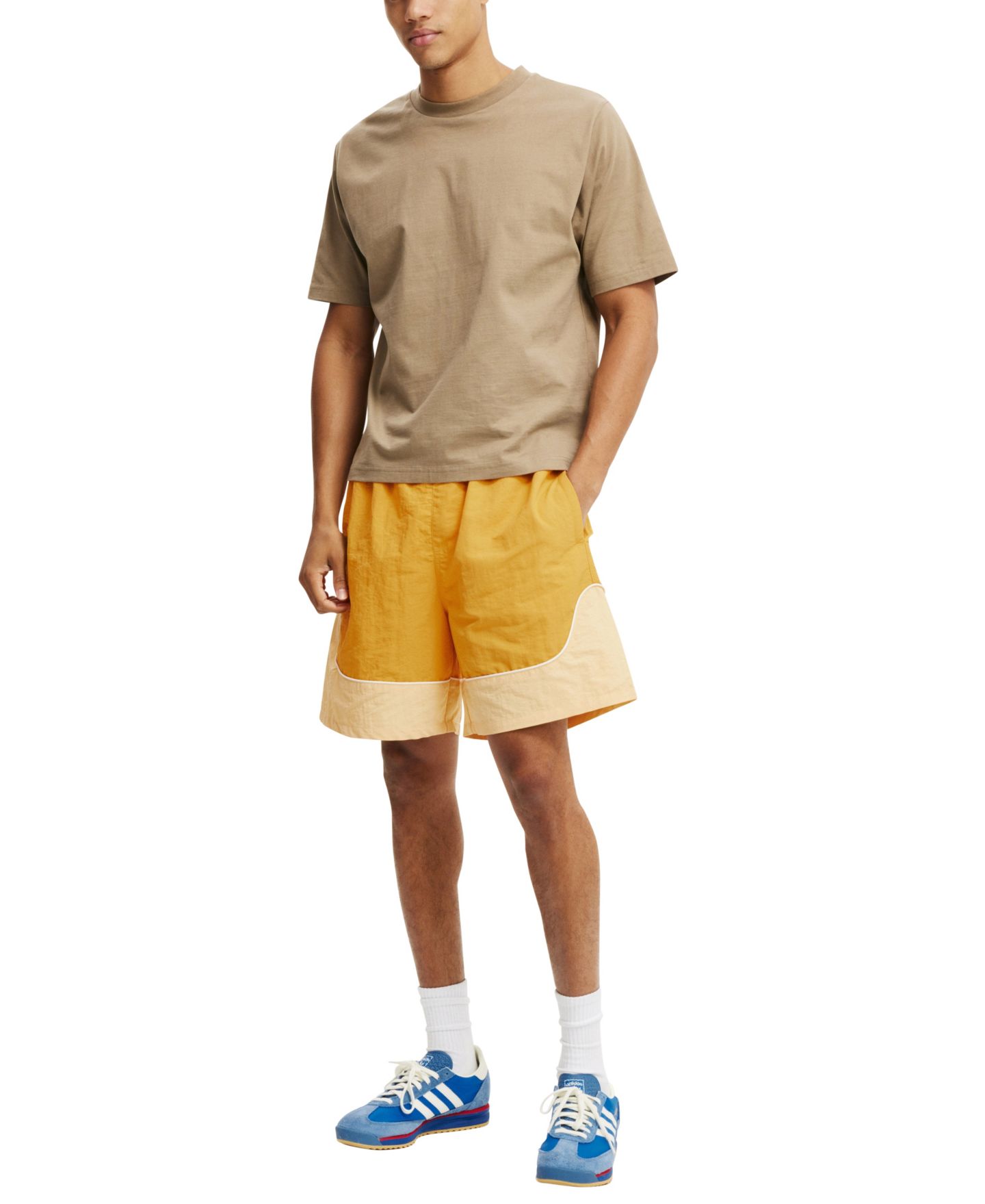 Мужские шорты Cotton On All Purpose Short, цвет: Жёлтый — фото 5