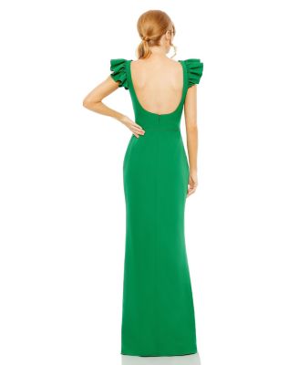 MAC DUGGAL ラッフルオフショルダー コラムガウン MAC DUGGAL ラッフルオフショルダー コラムガウン Mac Duggal