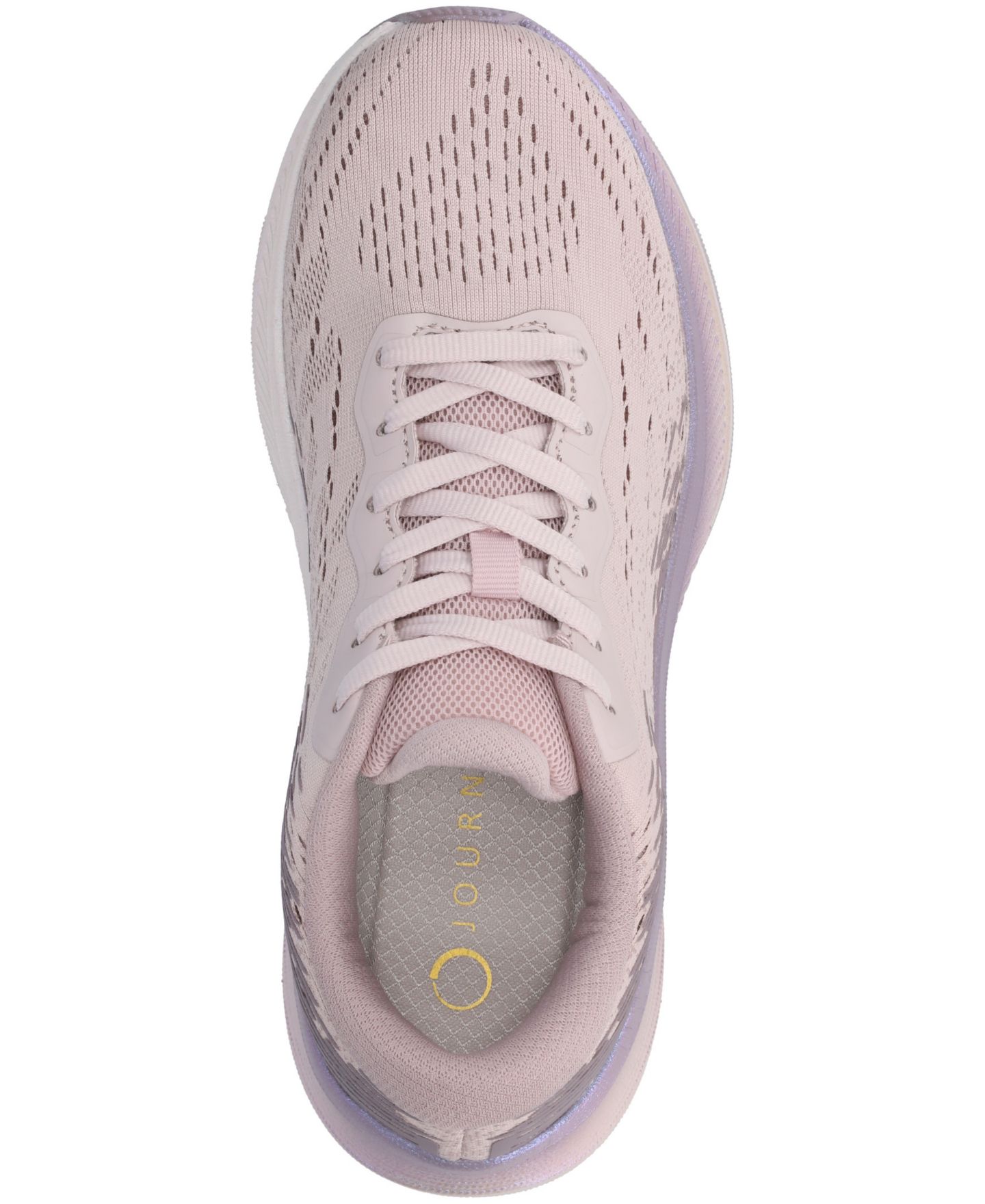 Женские кроссовки Journee Collection Blume Lace Up Platform, цвет: Сиреневый — фото 4