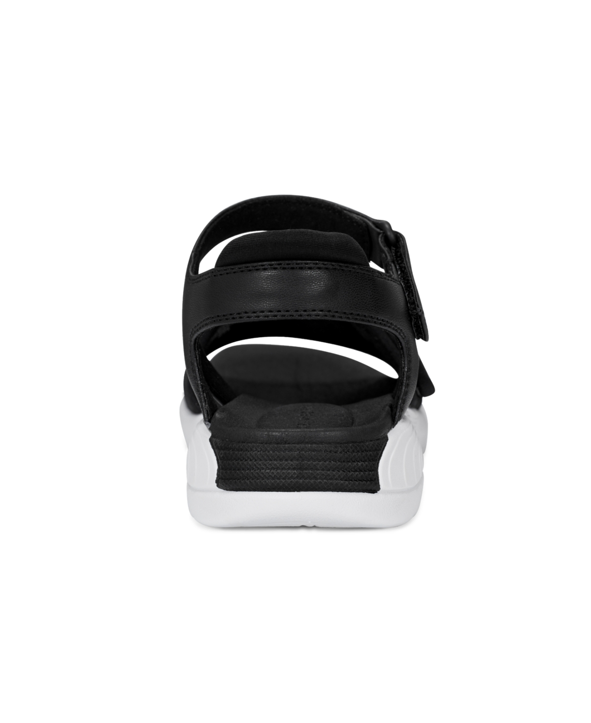 Shop Easy Spirit Women's Tayton Lightweight Sporty Flat Sandals In Black