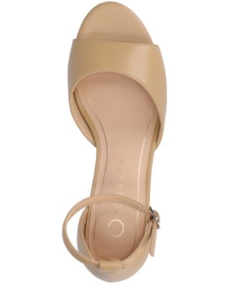 Women's Jezzie Peep Toe Kitten Heel Dress Sandals