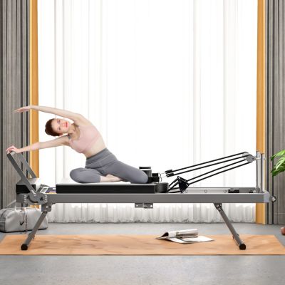 Streamdale Pilates core bed, foldable home high quality, yoga studio same commercial fitness equipment, black
