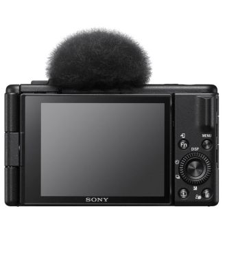 ZV-1F Vlogging Camera, Black, Bundle with SanDisk Extreme 32GB SD Card, Camera Bag for Point and Shoot Camera and Accessories