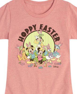 Big Girls Hoppy Easter Graphic Short Sleeve T-Shirt