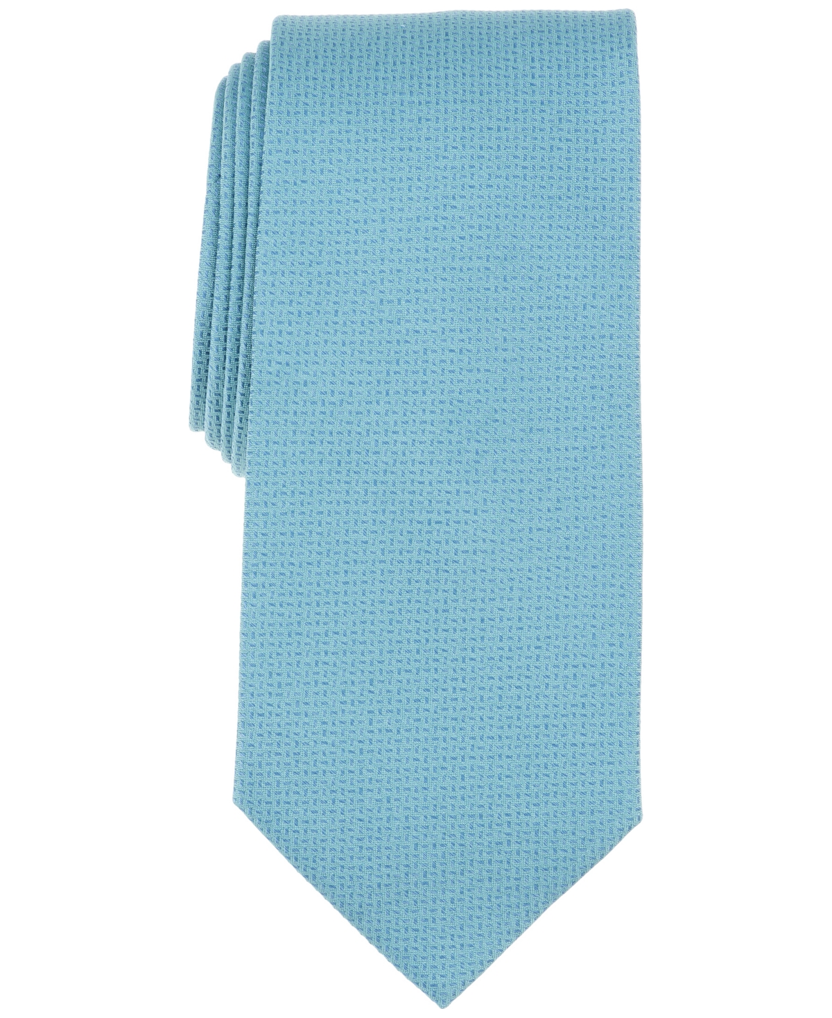 Shop Michael Kors Men's Duncan Solid Tie In Aqua