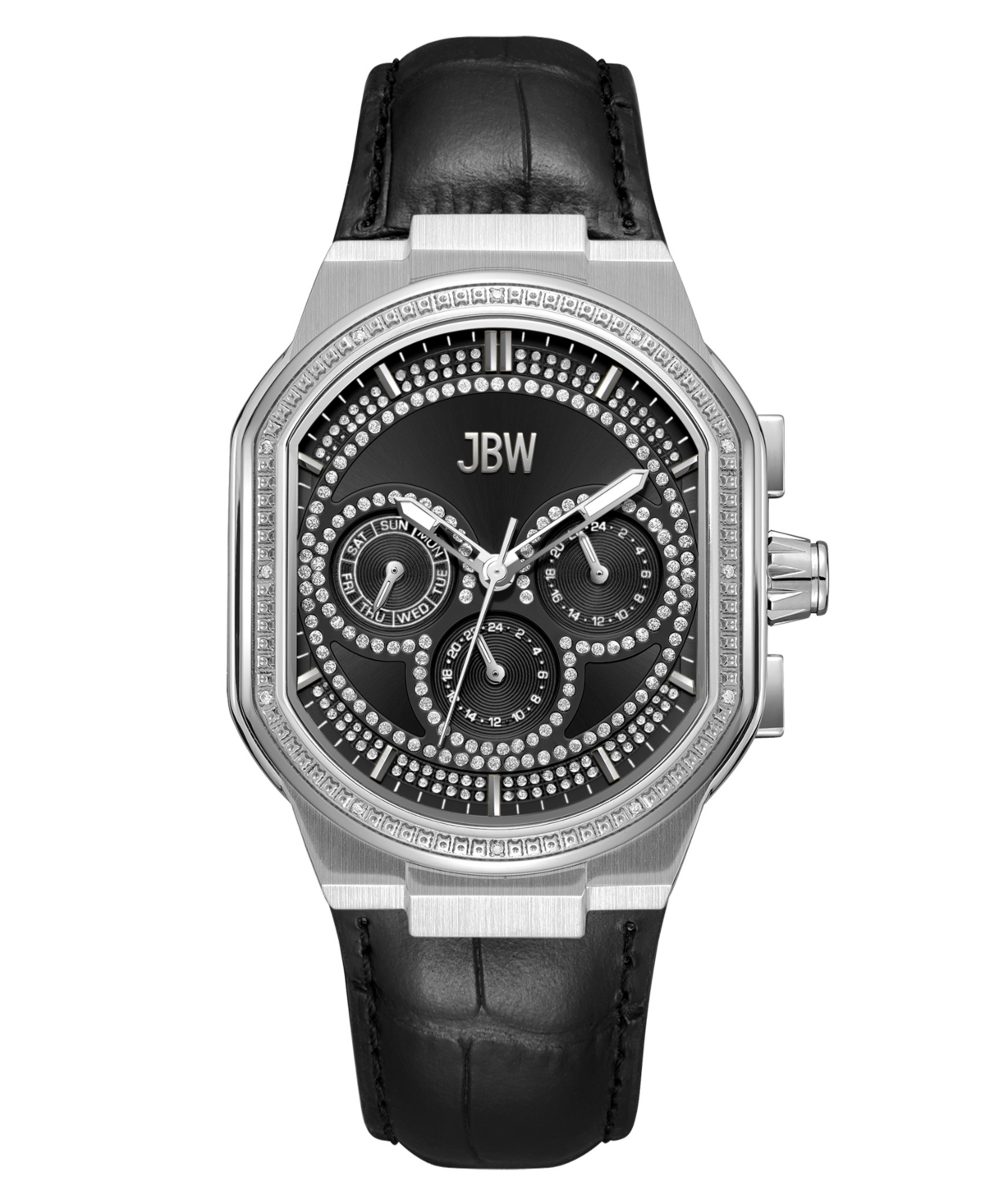Men's Orion Diamond Stainless-Steel Watch - Black