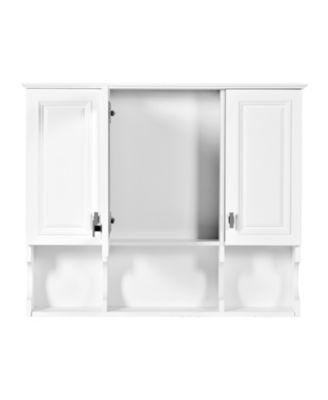 Streamdale 35" Wall Mount Bathroom Medicine Cabinet with Mirror and Shelves
