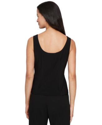 Women's Embroidered Jacket & Scoop-Neck Shell Set
