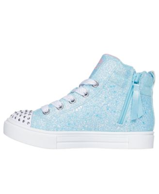 Little Girls Twinkle Toes: Twinkle Sparks - Charm Bestie High-Top Light-Up Casual Sneakers from Finish Line